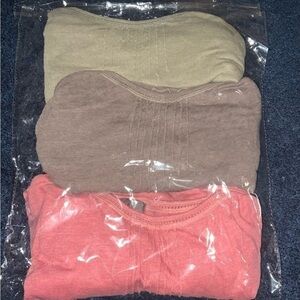 Linen Swing Tanks by Wrap LOT of 3